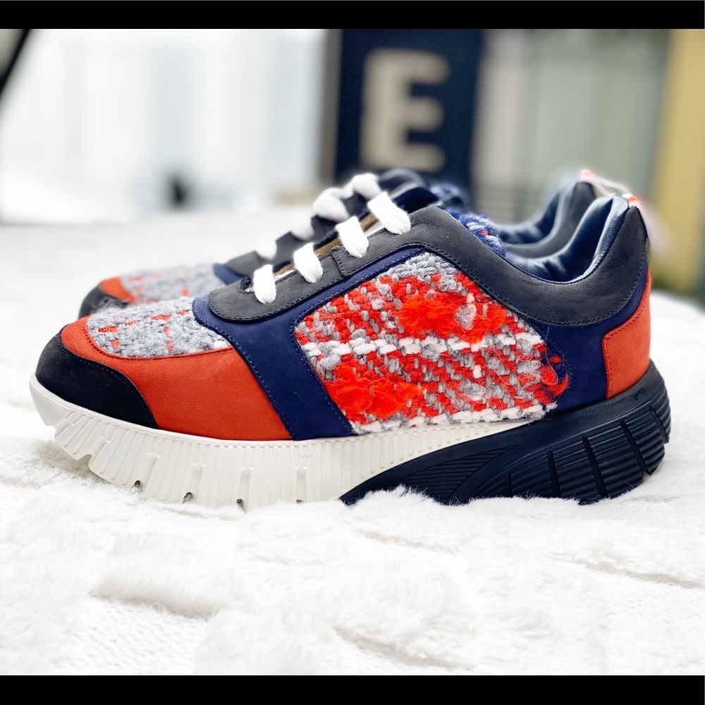 THOM BROWNE tartan tweed runner -New - Picture 7 of 8